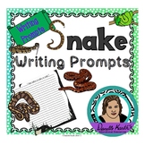 Snake Themed Writing Prompts on Themed Paper - 30 Differen