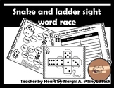 Snake and ladder Sight Word Race for Kindergarten