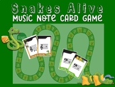 Snakes Alive! Music Note Review Board Game