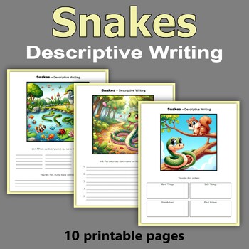 creative writing describing a snake