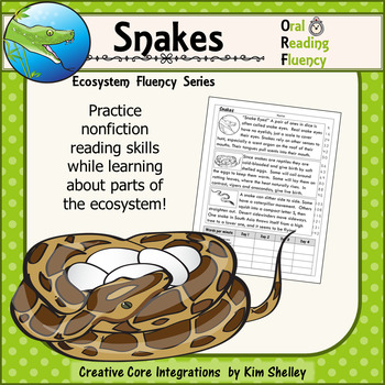 Preview of Snakes - Ecosystem Fluency FREEBIE