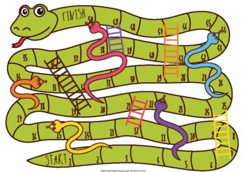 blank snakes and ladders teaching resources teachers pay teachers