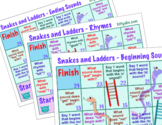 Snakes & Ladders PHONICS Board Games BUNDLE