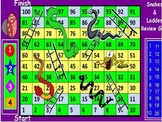 Snakes & Ladders with Equations, Exponents, & Algebraic Ex