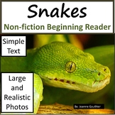 Snakes: Non-fiction animal e-book for beginning readers