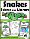 Snakes Science Literacy and Geography Snakes Unit Non Fiction