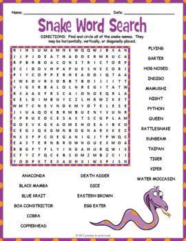snaking word search puzzle maker