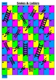 Snakes and Ladders Chart - Plain