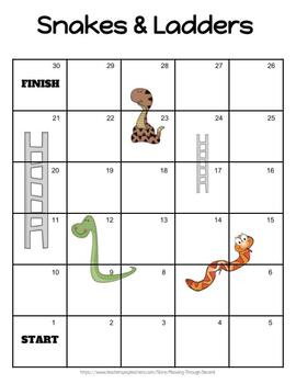 snakes and ladders template