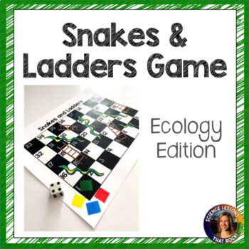 Preview of Ecology Review Game Snakes and Ladders