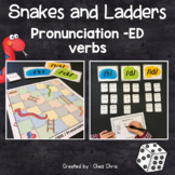 Snakes and Ladders - Simple Past Regular Verbs - Sounds of -ED