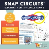 Snap Circuits Electricity Lessons and Experiments Units 1 and 2