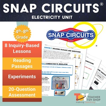 Preview of Snap Circuits Electricity Unit — Lessons, Experiments, Circuits, Batteries, More