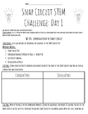 Snap Circut STEM Challenge Editable