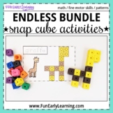 Snap Cube Activities Bundle - Fine Motor Skills