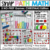 Snap Cube Activities PATH MATH Christmas