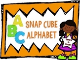 Snap Cube Alphabet -  in Black and White OR Color