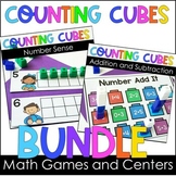 Kindergarten Math Games and Centers Snap Cube BUNDLE