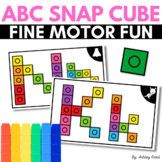 Snap Cube Fine Motor Alphabet Task Cards | Counting Unifix Cubes