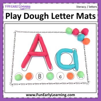 Preview of Play Dough Letter Mats