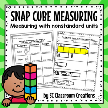 Preview of Snap Cube Measuring- Nonstandard Measurement