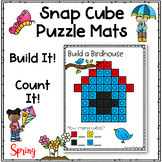 Snap Cubes Puzzles Work Mats ~ Spring Pictures