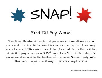 My First Making Words Snap and My first UK Money Snap Pack 
