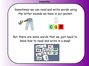 Preview of Snap Word Template Flipchart