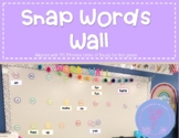 Snap Word Wall Words