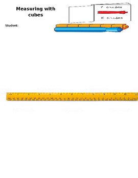 Preview of Snap cube Measuring