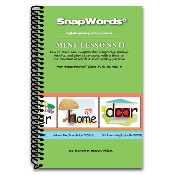 Preview of SnapWords® Mini-Lessons 2