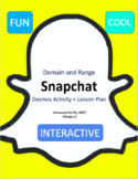Snapchat: Domain and Range Lesson Plan and Activity