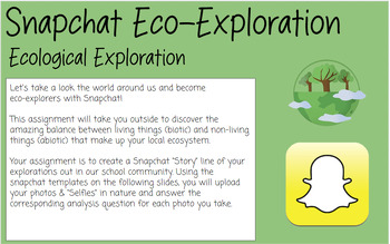 Preview of Snapchat Eco-Exploration