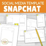 Snapchat Template EDITABLE with Google Slides | Social Med
