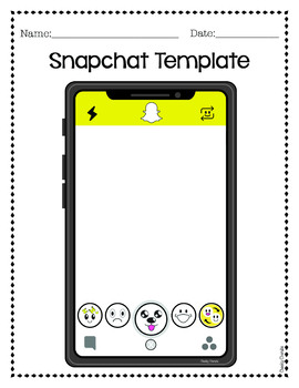 Snapchat Templates Editable With Powerpoint By Cheeky Cherubs Tpt
