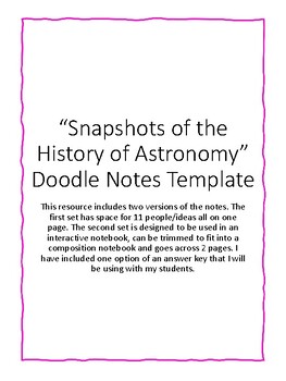 Preview of Snapshot of the History of Astronomy