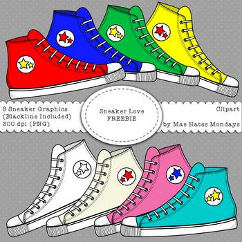 Preview of Sneaker Love - Clipart Freebie