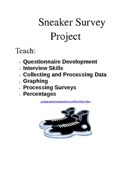 Preview of Sneaker Survey:  Data Collection and Graphing