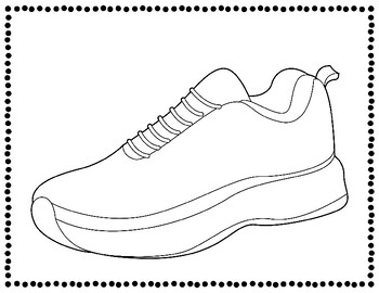 Sneaker Writing Paper Templates by LailaBee | TPT