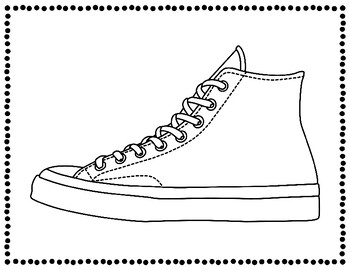 Preview of Sneaker Writing Paper Templates