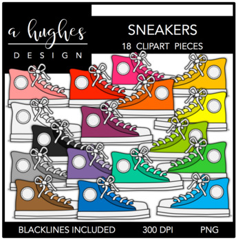 Preview of Sneakers Clipart [Ashley Hughes Design]