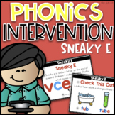 Sneaky E Phonics Games| Digital Phonics Intervention | Int