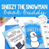 Sneezy the Snowman Book Buddy for Speech Therapy (+BOOM Cards)