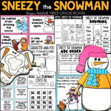 Sneezy the Snowman Book Companion Activities Reading Compr