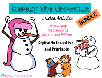 Preview of Sneezy the Snowman - COMPLETE Bundle