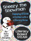 Sneezy the Snowman Literacy Based Winter STEAM