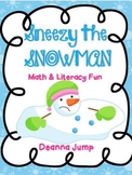 Sneezy the Snowman Math and Literacy Fun
