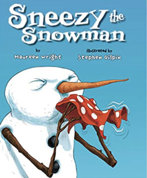 Preview of Sneezy the Snowman- NO PREP visual supported comprehension
