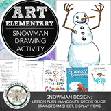 Sneezy the Snowman Reading, ELA, Elementary Art Cross Curr