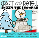 Sneezy the Snowman Sequencing Winter Craft Activities | Sn